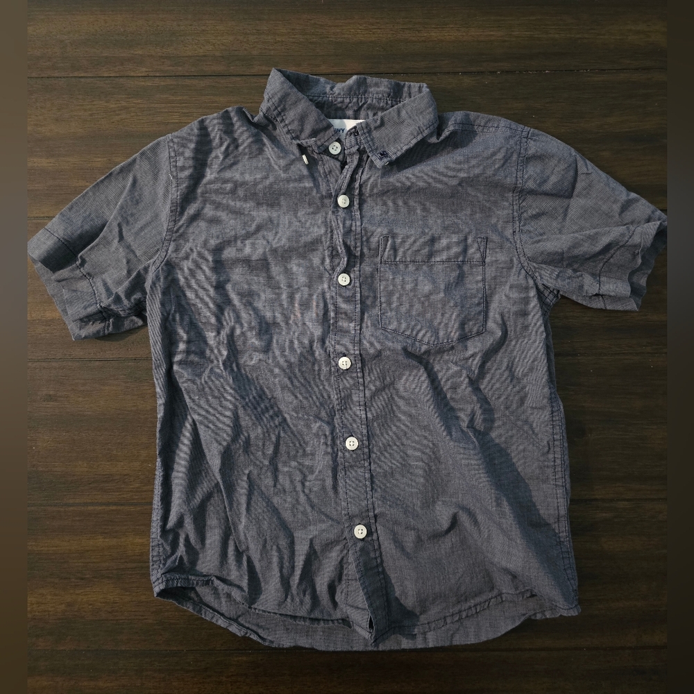 Old Navy Charcoal Button-Up Shirt